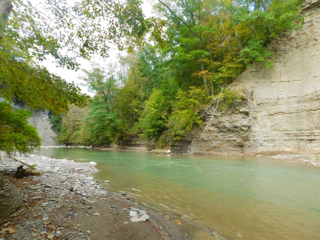 Zoar Valley Multiple-Use Area river in Gowanda, Western New York.